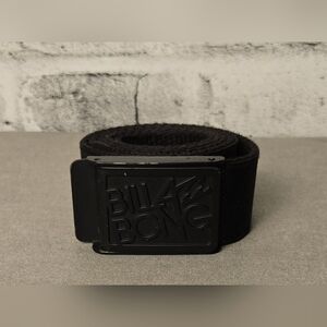 Billabong Black Web Belt – Bottle Opener Buckle – Surf Skate Street Style